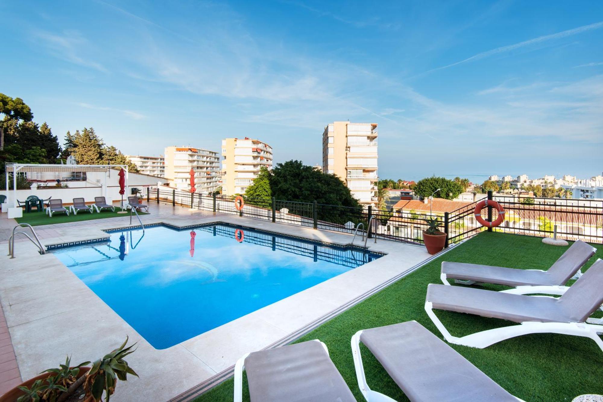 Sea View And 350M To The Beach Torremolinos Bagian luar foto